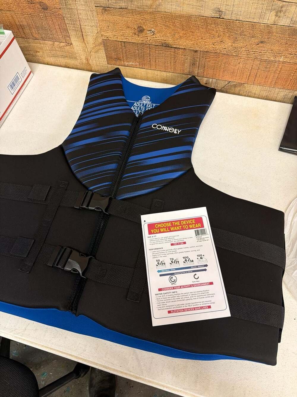 Connelly Big Promo Neo CGA Life Jacket - Blue 5XLT